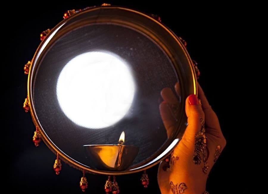 Karva Chauth seeing moon hd wallpapers