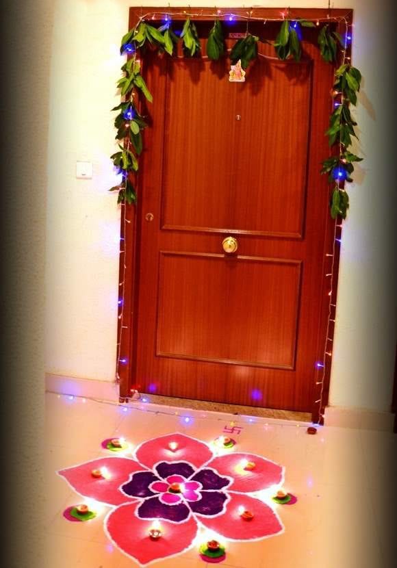 Diwali-Decoration-Ideas-Home-Entrance