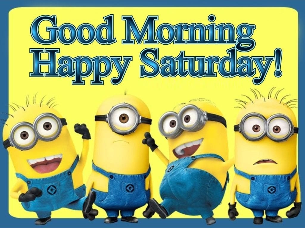 Funny-Good-morning-saturday-with-minions-quotes